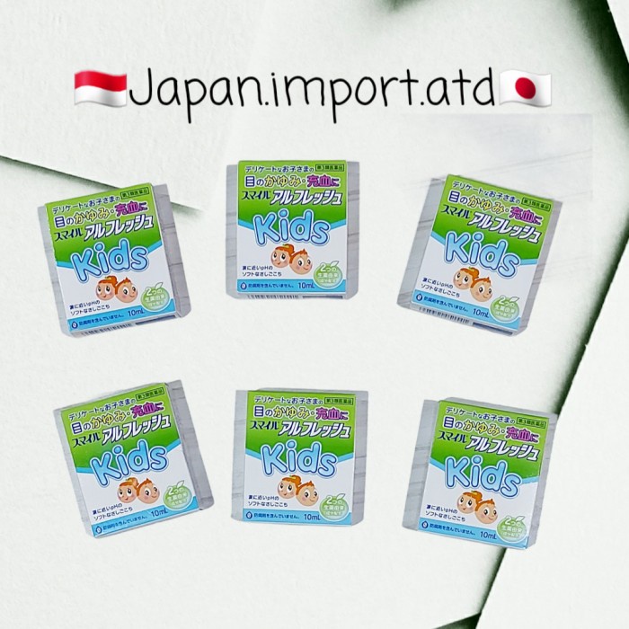 Lion Smile Kids Eyedrops Obat tetes mata anak Original dari japan