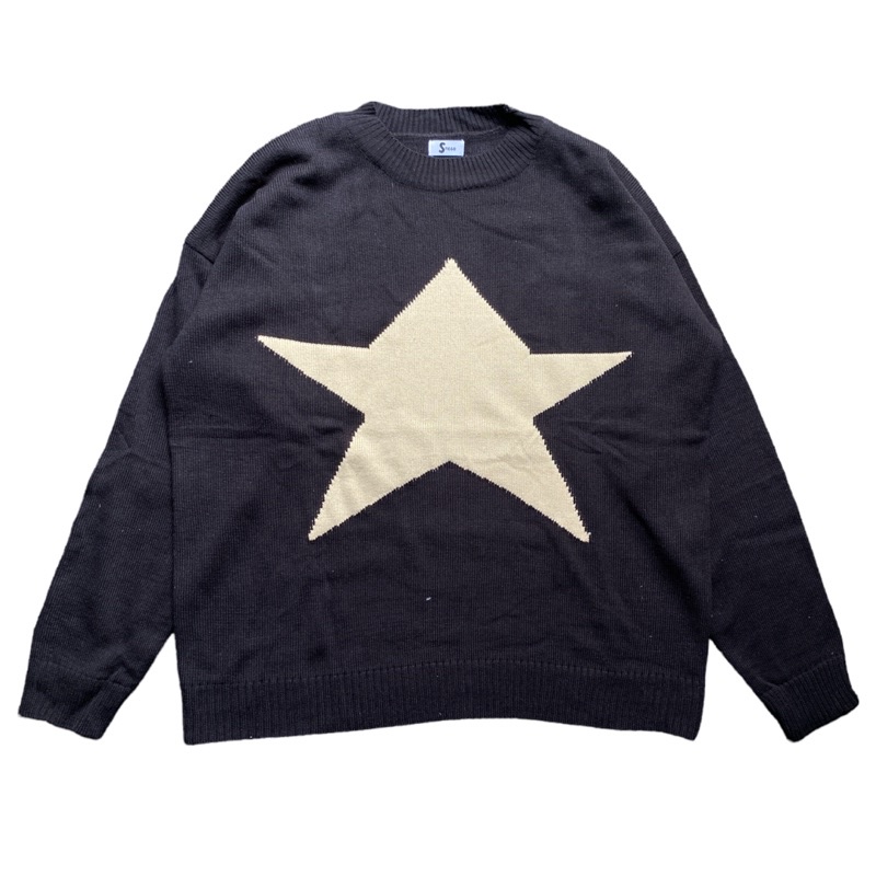 Stiego-Bintang Star Sweater rajut vintage aestetic Sweater knit