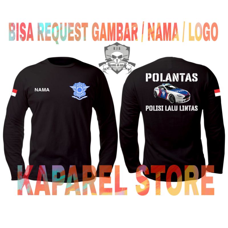 Kaos Logo Polantas Polisi Lalu Lintas / Baju Polantas / Atasan Polisi Lalu Lintas Patroli Patwal Len