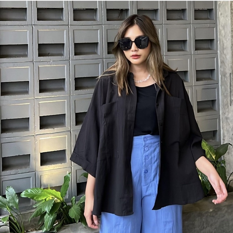 MIO OVERSIZE LINEN SHIRT