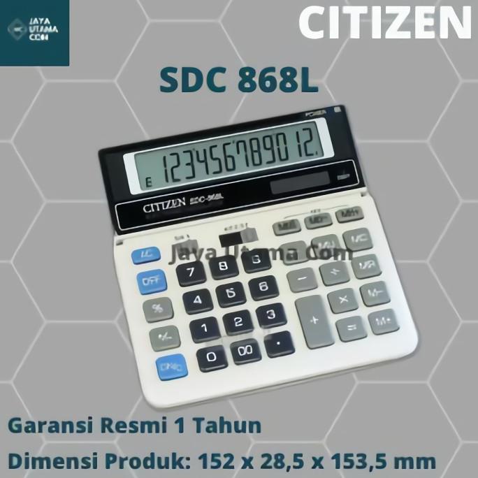 

Kalkulator Citizen SDC-868L ORIGINAL