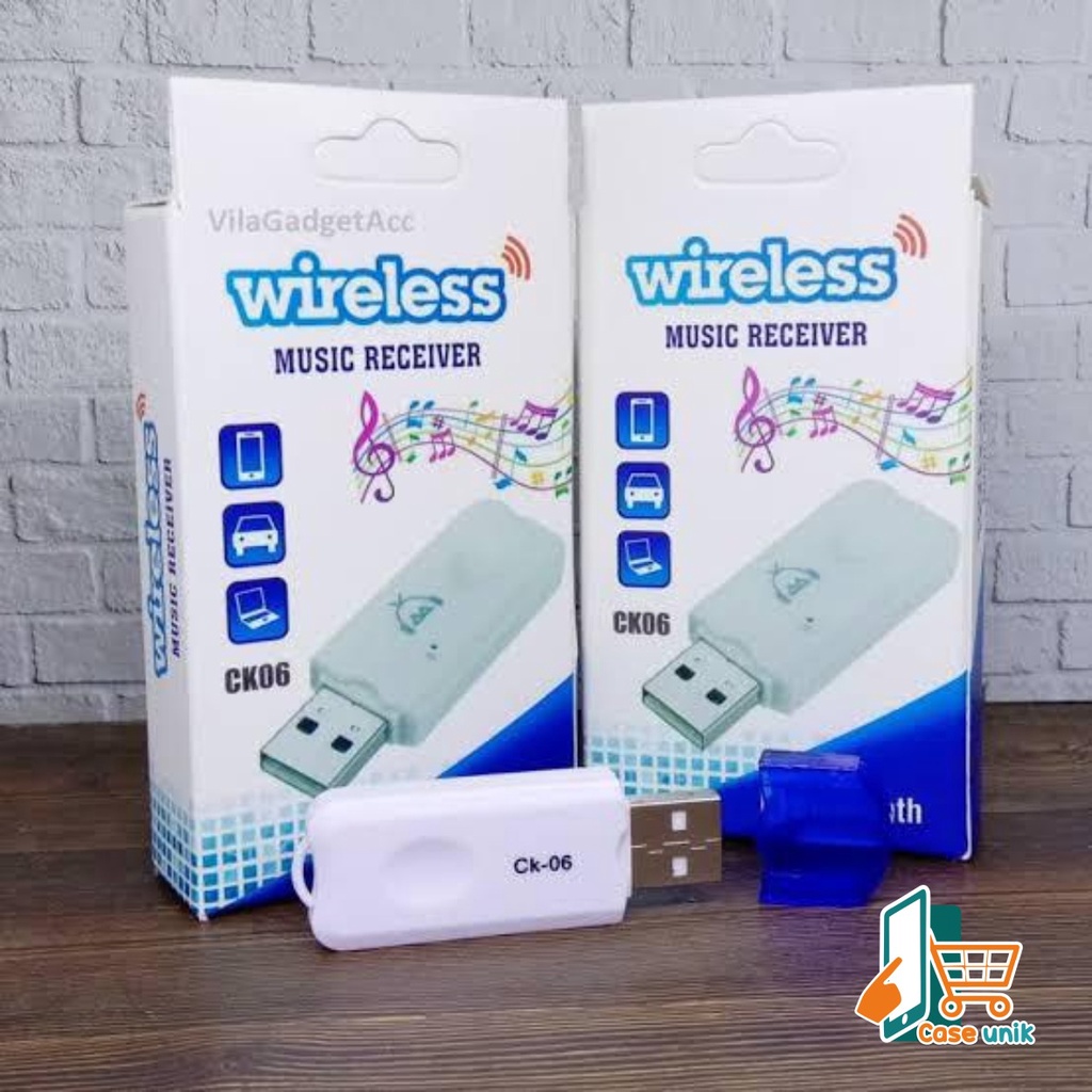 Bluetooth Receiver CK-06 Dongle Tanpa Kabel Aux CS5014