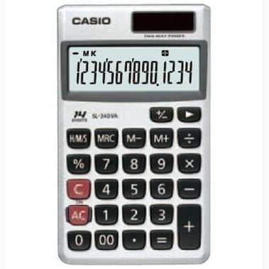 

CASIO SL-340 VA - KALKULATOR SAKU / CALCULATOR POCKET SL340VA #ORIGINAL
