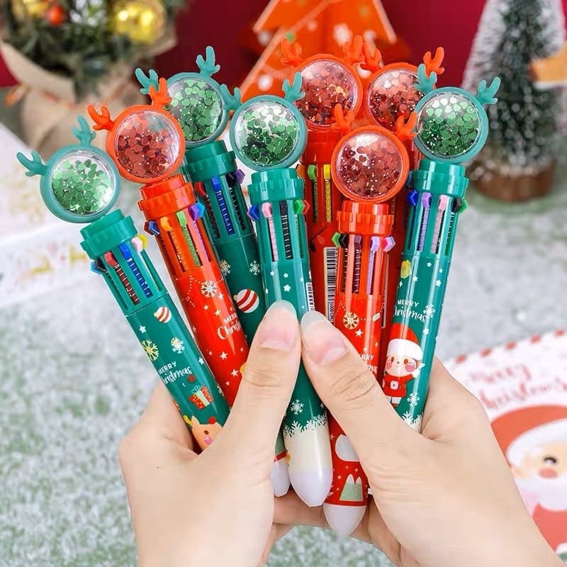 

SOUVENIR NATAL BINGKISAN NATAL ANAK / BOLPEN CHRISTMAS BOLPOIN WARNA LUCU