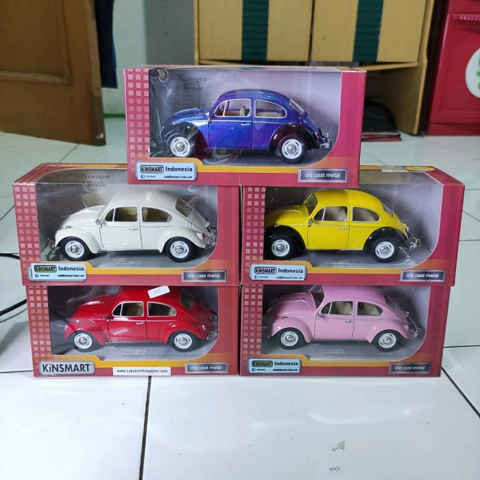 Diecast Mobil VW Kodok Miniatur