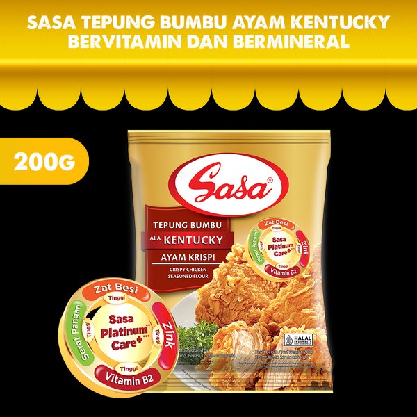 Sasa Tepung Bumbu Ayam Kentucy 200gr