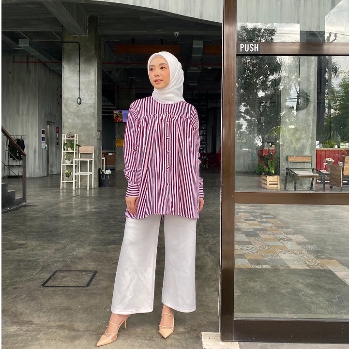 Radwah - Savina Top Stripe - Atasan Wanita