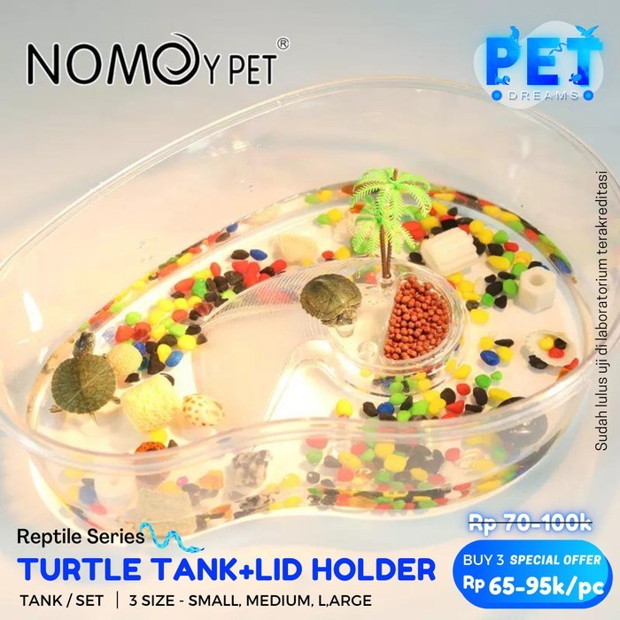 TURTLE TANK LID TUTUPAN AKUARIUM EMBER TEMPAT KANDANG KURA AIR BRAZIL