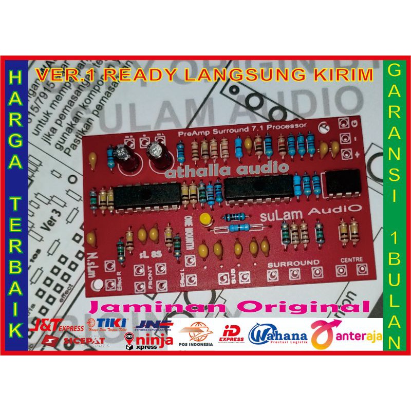 KIT PROLOGIC SURROUND PROCESSOR 7.1 GARANSI