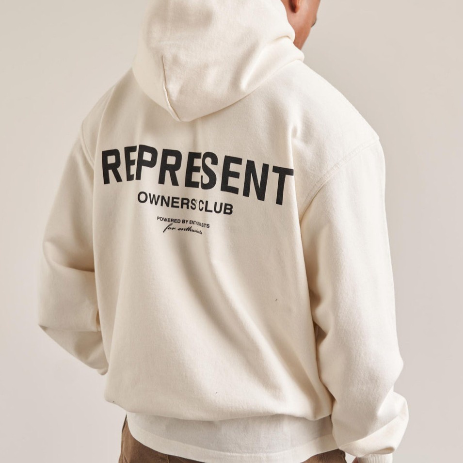 Sweater Hoodie REPRESENT Pria Distro Sweater Black Pria Wanita Ukuran Jumbo