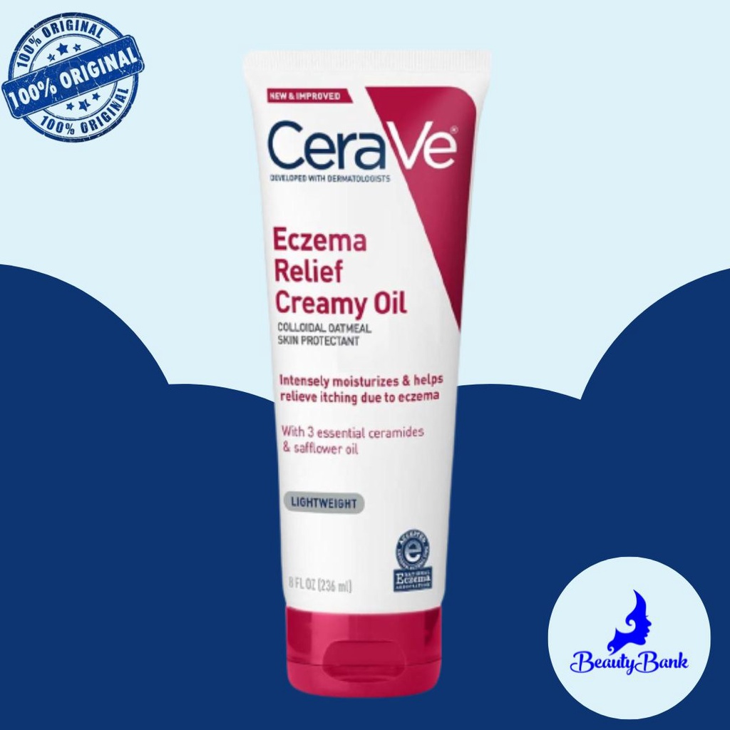 Jual BEAUTYBANK CeraVe Eczema Soothing Creamy Oil for Extra Dry
