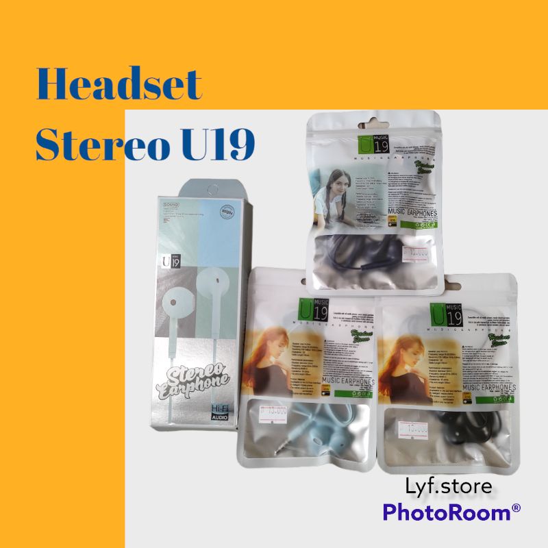 Headset Stereo Music U19
