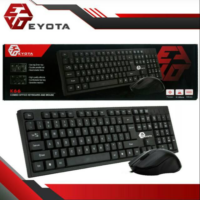 Mouse Keyboard USB Eyota K55 Keyboard Mouse Eyota Murah