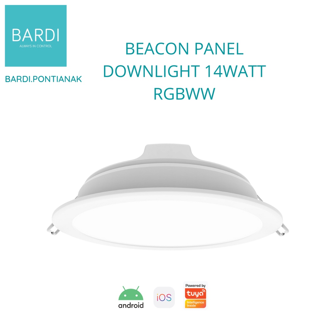 BARDI Smart Beacon Panel Downlight 14W RGBWW