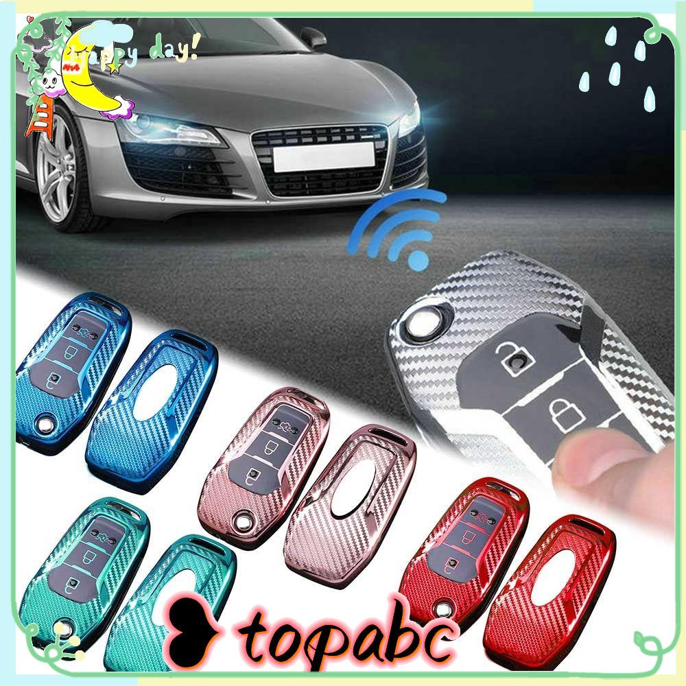 Top Remote Key Case Soft TPU Pelindung Kulit Key Fob Cover