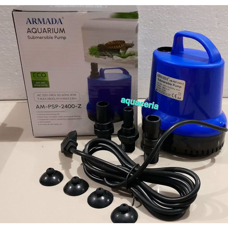 mesin pompa celup kolam aquarium air power head ARMADA AM PSP 2400Z TERLARIS