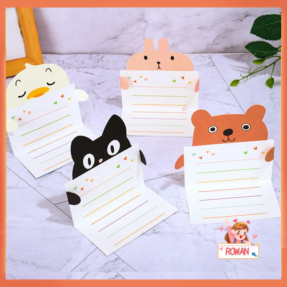 R-flower Greeting Card Party Natal Kosong Postcard DIY