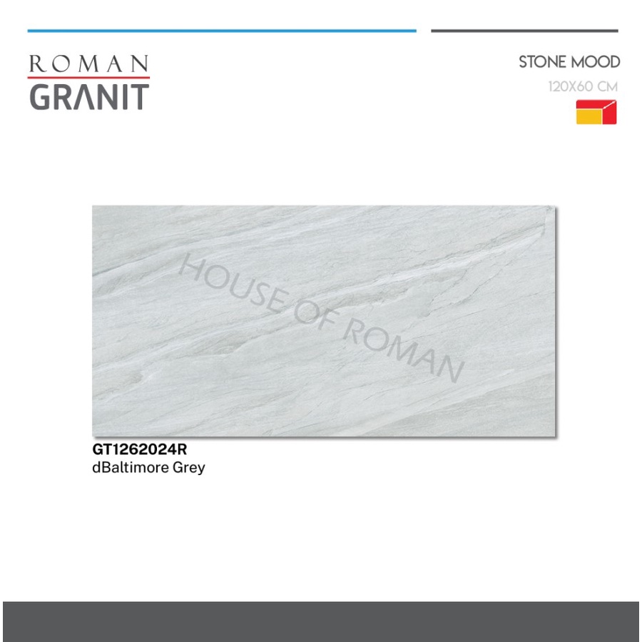 ROMANGRANIT DBALTIMORE GREY 120X60 GT1262024R (ROMAN GRANIT)