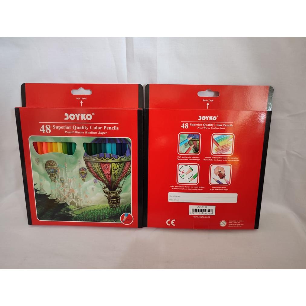 

Terbaru! Pensil Warna / Color Pencils Cp-0127 48 Warna Joyko !
