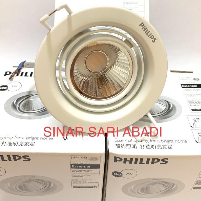 Downlight Led Philips 7W 7 Watt Pomeron 59776
