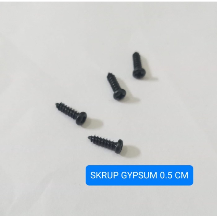 SKRUP GYPSUM DRYWALL / SEKRUP BAJA HITAM 0,5 cm