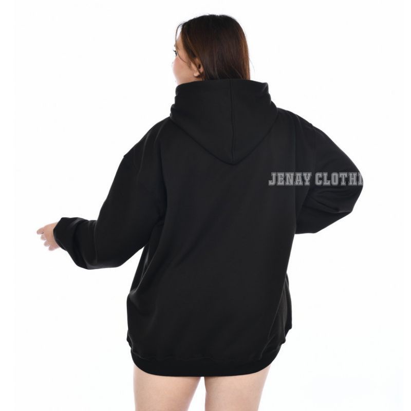 Hoodie polos jumbo big size pria wanita/Sweater Hoodie Polos Pria Wanita Switer Cowok Premium Distro (BAYAR DI TEMPAT)