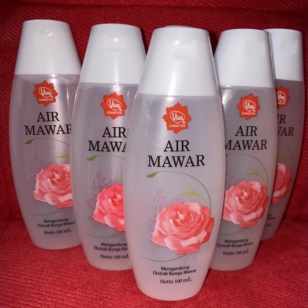 Viva Cosmetic - Air Mawar 100ml Rose Water - Toner - Penyegar Wajah - Pembersih Muka