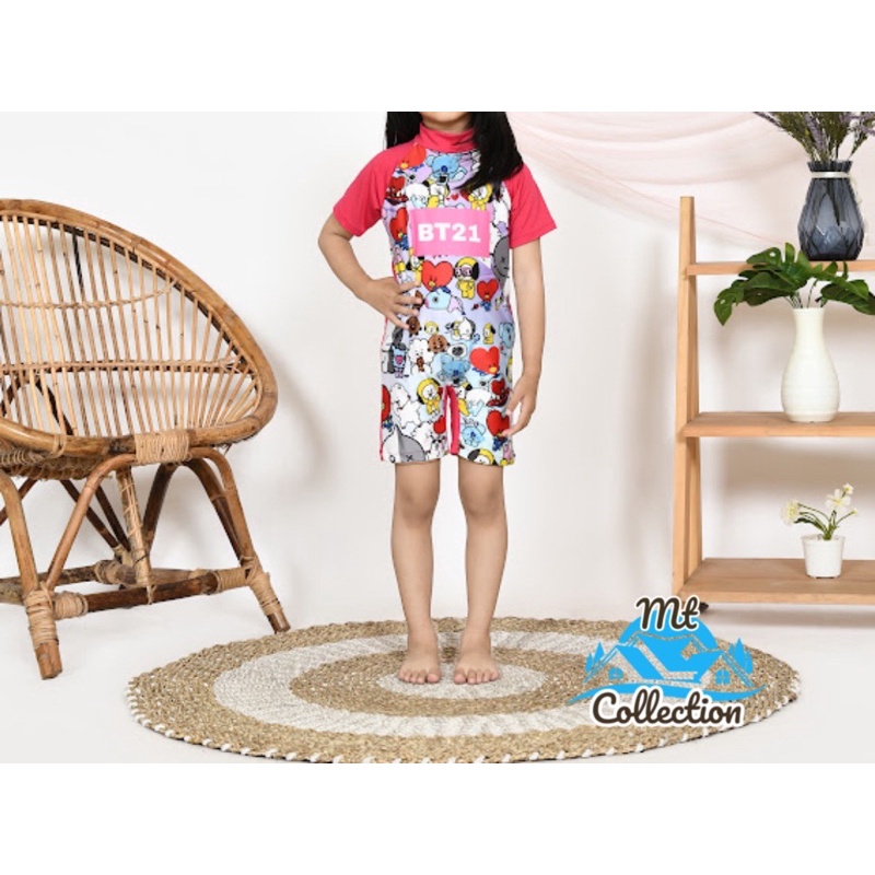 baju renang anak perempuan bt21