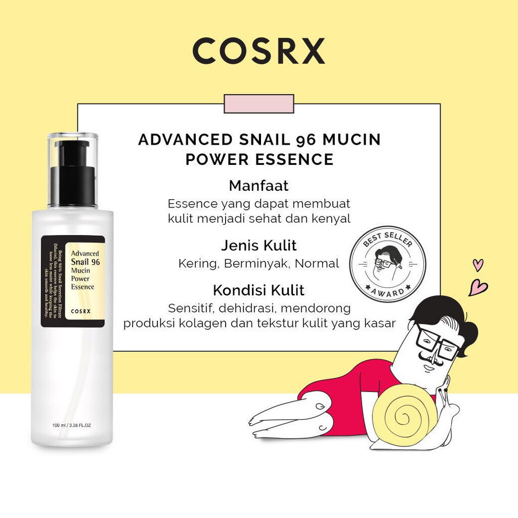 COSRX Advanced Snail 96 Mucin Power Essence - 100ML