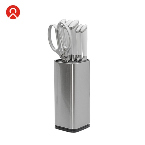 

Unik Tempat Pisau Dapur Stand Tool Knife Holder Stainless Steel - Silver Diskon