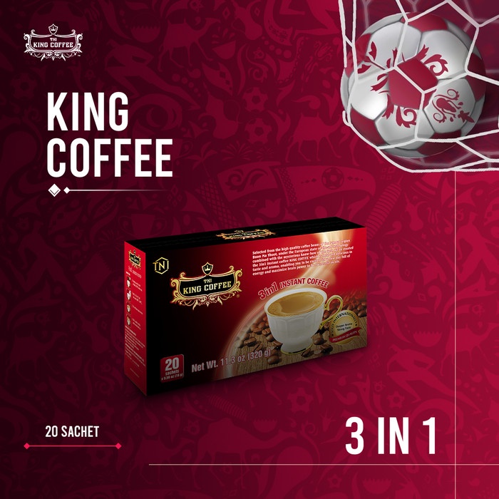 

[TERJANGKAU] Kopi Vietnam Trung Nguyen TNI King Coffee 3in1 - 20 sachet - 20 Sachet