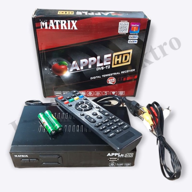 Set Top Box Apple Matrix T2 merah ram 8M