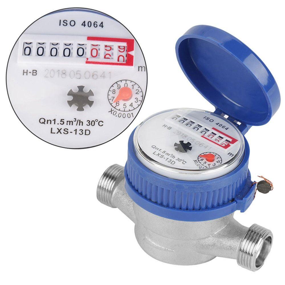 Solighter Water Meter Cerdas Rotasi Taman Counter Flow Meter