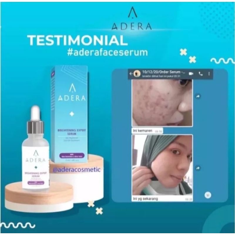 id_(produk terlaris) serum adera serum wajah ori untuk bruntusan dan flek hitam glowing adera DARKSP