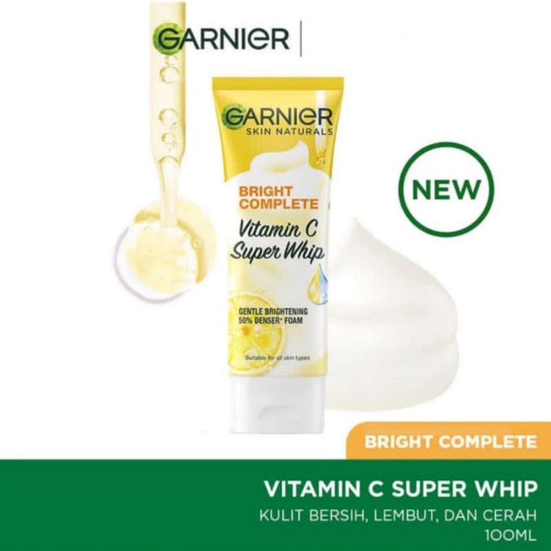 GARNIER Bright Complete Vitamin C Super Whip 100ml