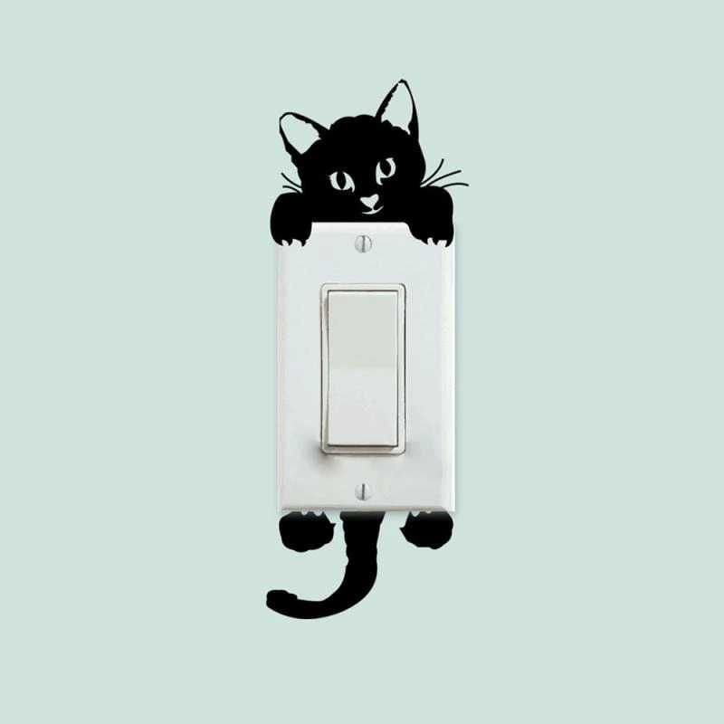 Stormer Stiker Wallpaper Saklar Lampu Dinding Dekorasi - K009 Cat