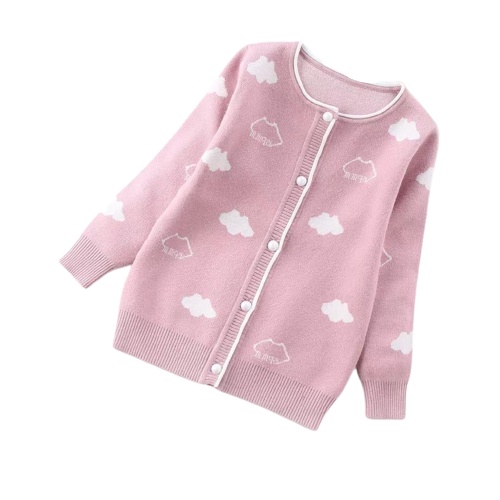 Kalila Cloud Cardy Baju Anak Perempuan Bahan Rajut Premium