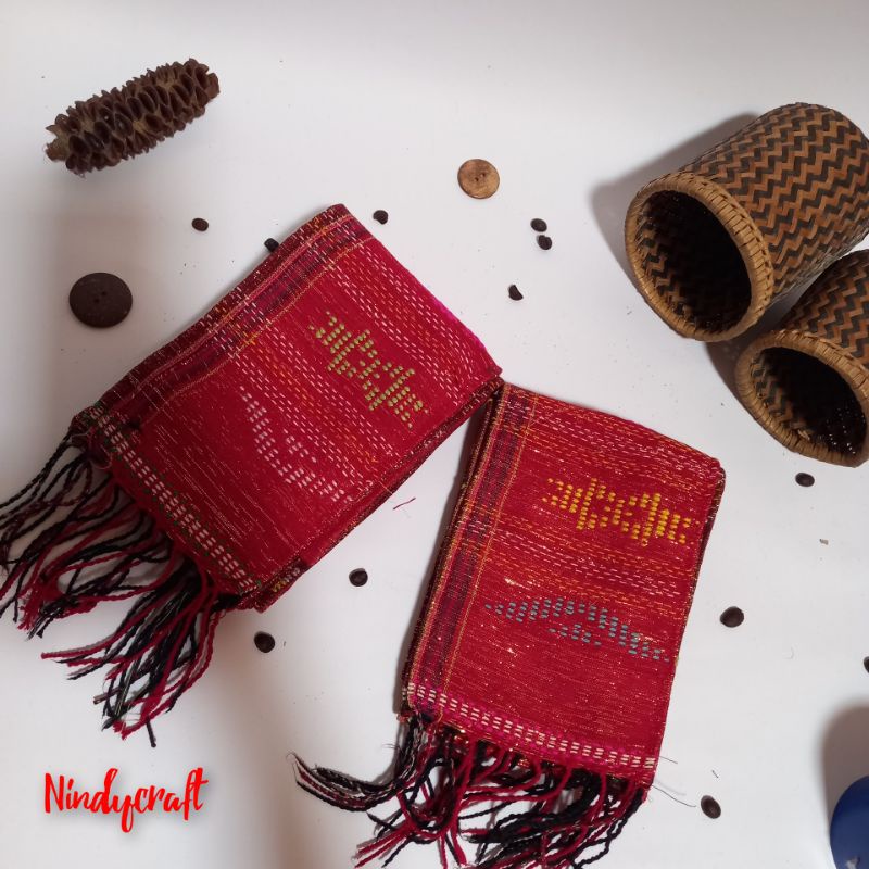 Syal tenun ulos batak toba/simalunggun timbal balik