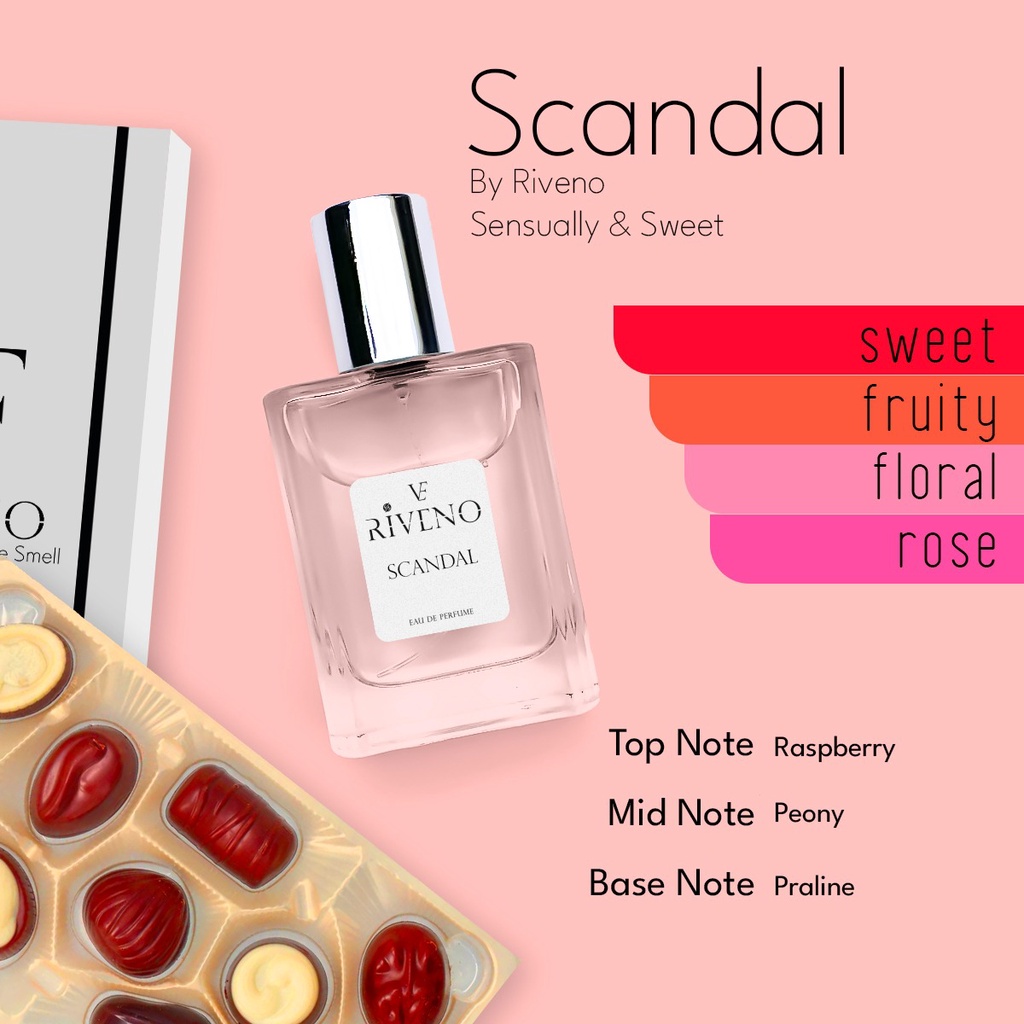 HarumTerus- Parfum Riveno Scandalous-parfum wanita-parfum unisex