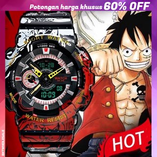 Casio Design One Piece + Dragon Ball Z Joint Model Shockproof Waterproof Automatic LED Lighting Sports Watch