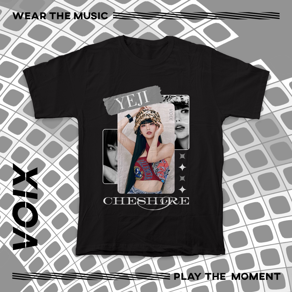 Kaos Kpop ITZY "Cheshire" Tee - | Yeji | Lia | Ryujin | Chaeryeon | Yuna |