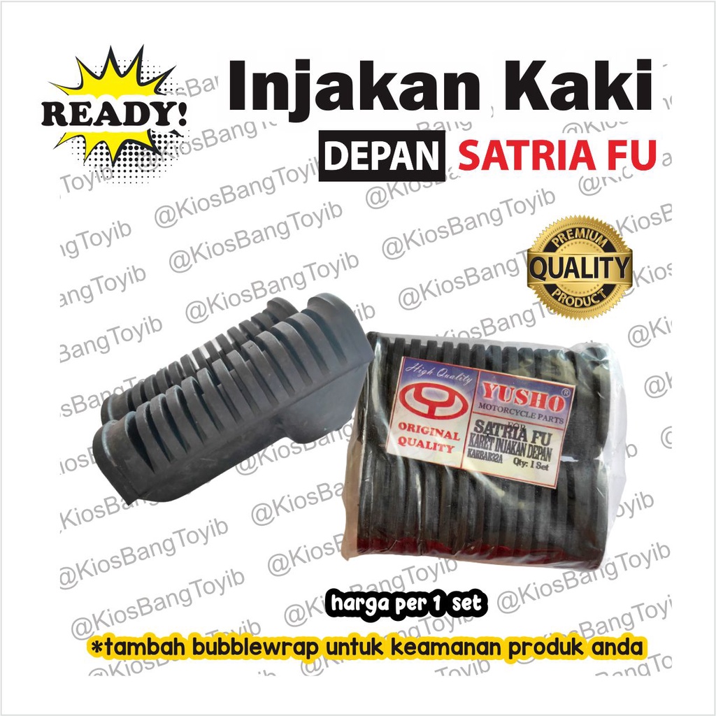 Karet Footstep Barstep DEPAN / Pijakan Kaki Depan SATRIA FU (yusho)