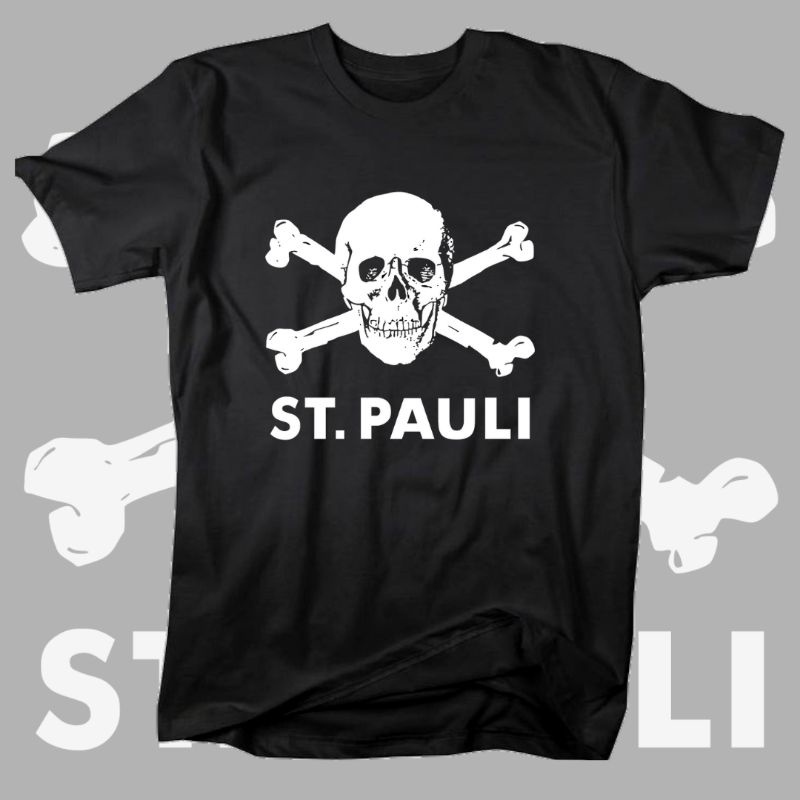 KAOS BAJU TSHIRT CASUAL FOOTBALL ST PAULI