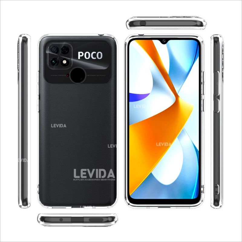 C/C- CASING COVER Poco M4 Pro 4G Poco X4 Pro Poco C40 Clear case Bening Softcase Clear Case Poco M4 Pro 4G Poco X4 Pro 5G Poco C40