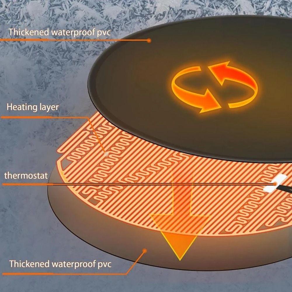 Solighter Water Heaters Garden Winter Heater Base Thermostatically