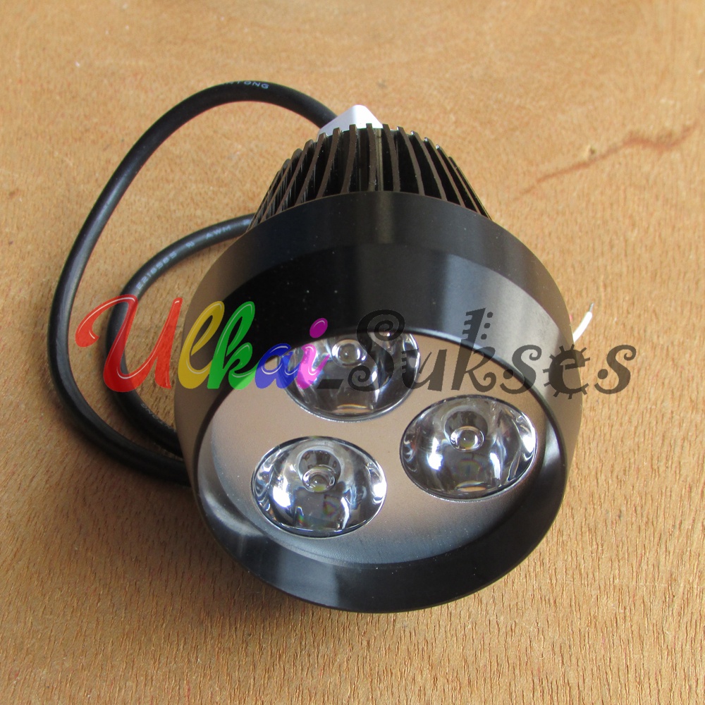 Lampu Tembak Fokus Motor Dan Mobil Variasi Aksesoris Lampu Tembak Luxeon 3LED 24V Diameter 3Cm Super
