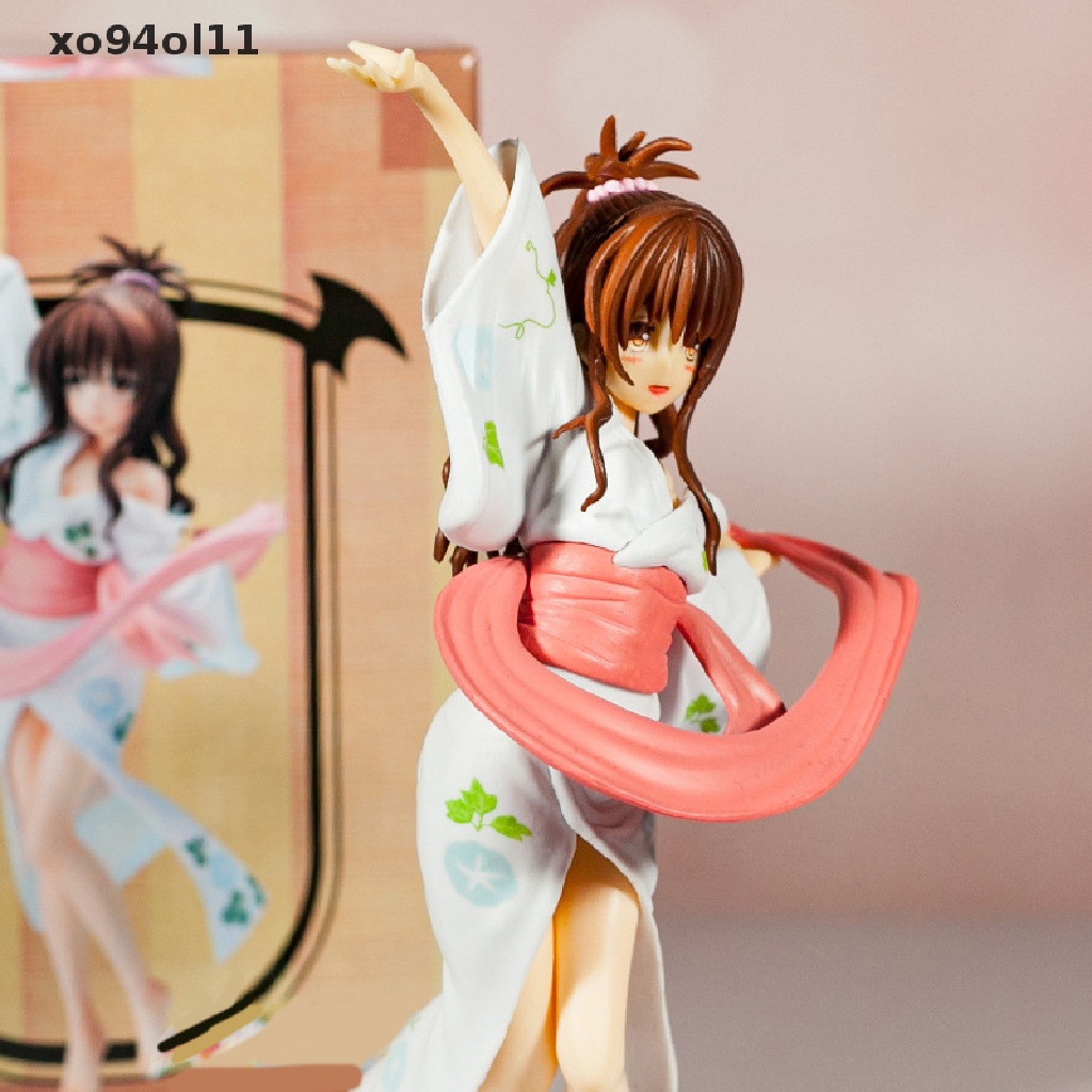 Xo Sexy Anime Action Figure To Love Ru Darkness Gadis Seksi Yuuki Mikan Model Kimono OL