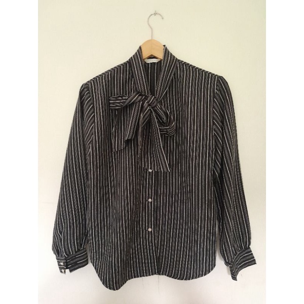 kemeja salur vintage