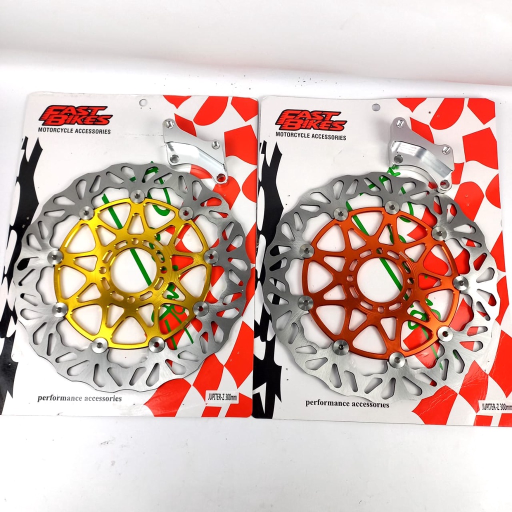 Piringan Cakram Jupiter Z 300mm Floating Full CNC Set Breket Kaliper Fastbikers