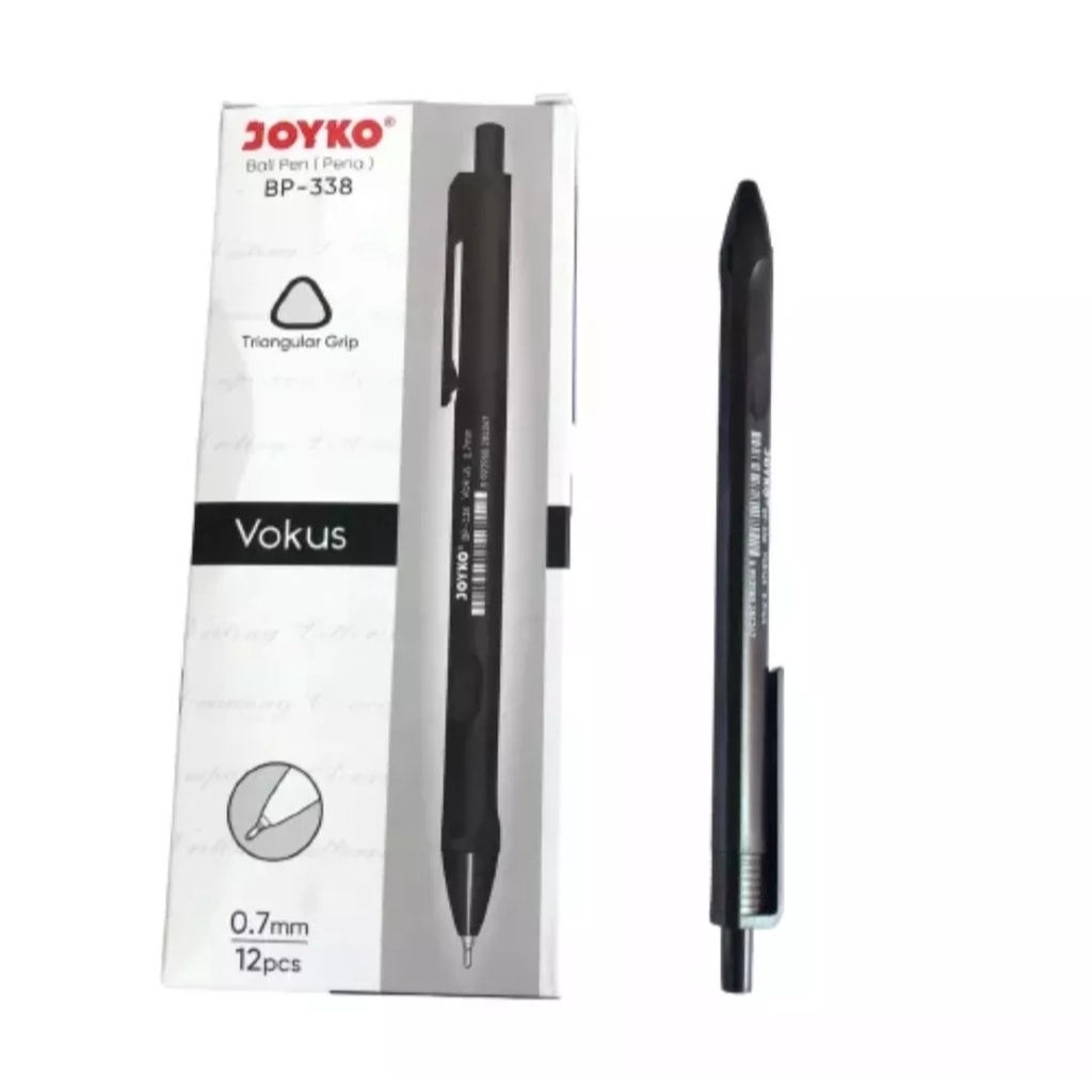 

Ball Pen Pulpen Pena Joyko BP-338 Vokus 0.7 mm ( 1 Lusin = 12 Pcs )
